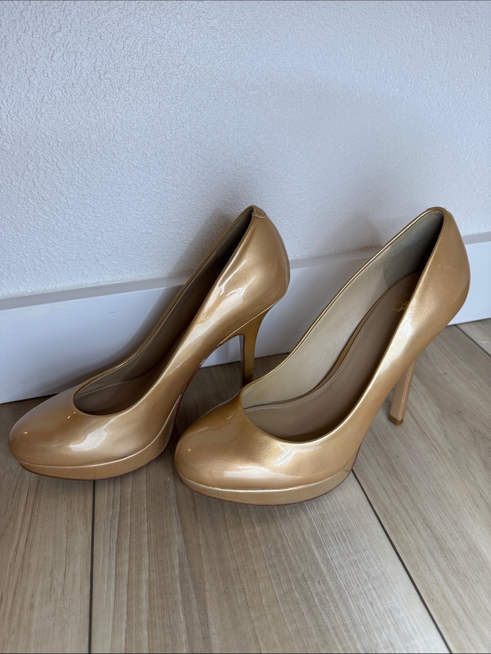 Joan & David Women's Nude Patent High Heel Pumps
